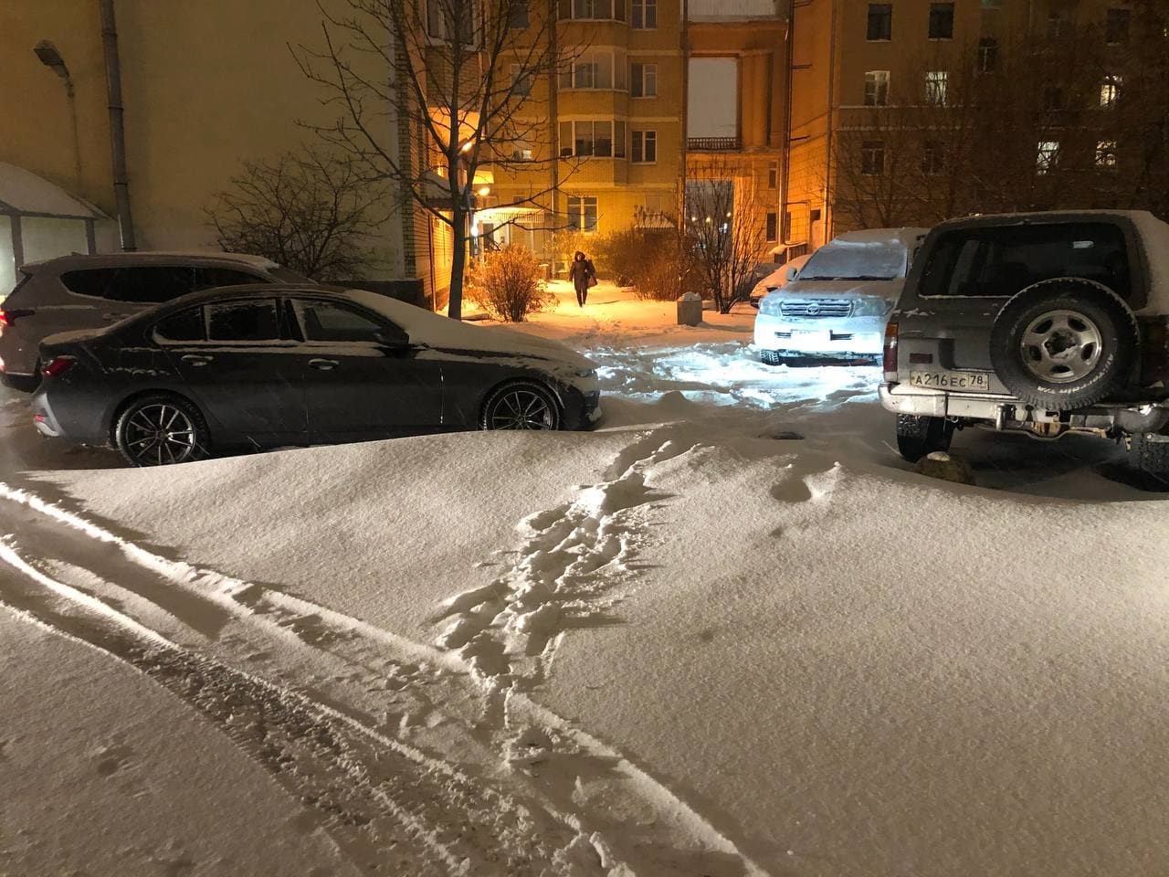 Коммунальные службы Петербурга не справляются с уборкой снега
